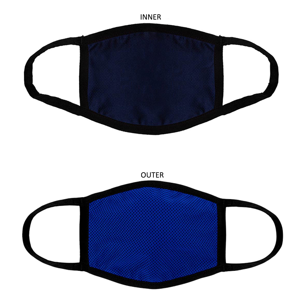 Wholesale 2Ply Deluxe Cooling Fabric Face Masks HCH343 DiscountMugs